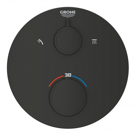 1022082430 Grohtherm - Термостатен смесител за душ с 2 изхода